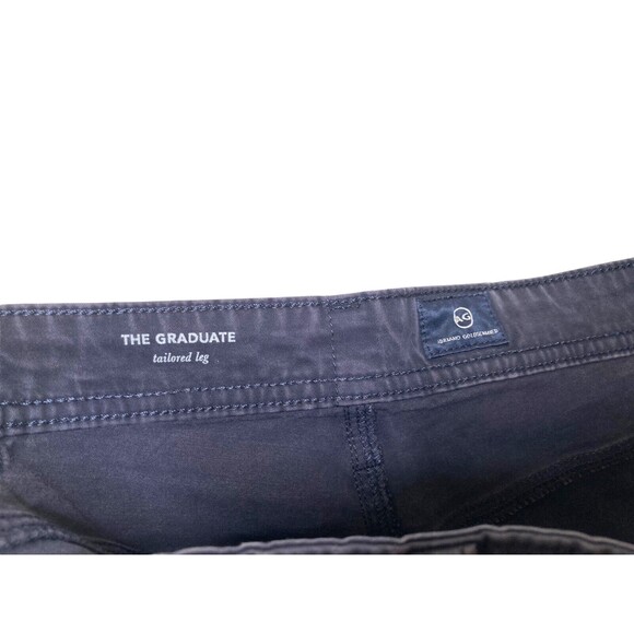 AG Adriano Goldschmied The Graduate Tailored Leg Chinos Jeans Mens Size 36 Blue - Picture 11 of 12